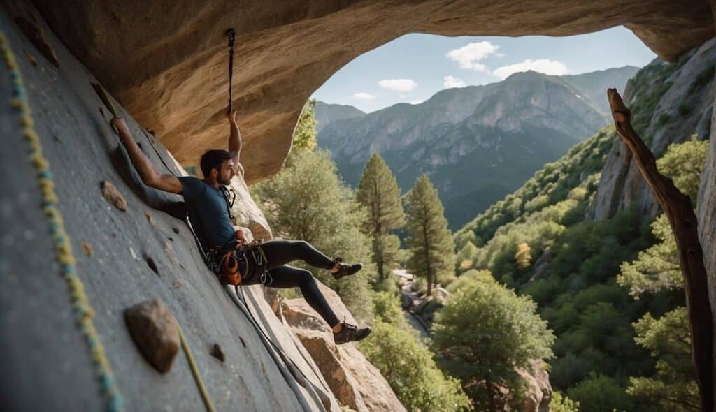 Climbing outdoors vs. indoor bouldering vs. sport climbing. Different landscapes and settings, from natural rock formations to artificial climbing walls